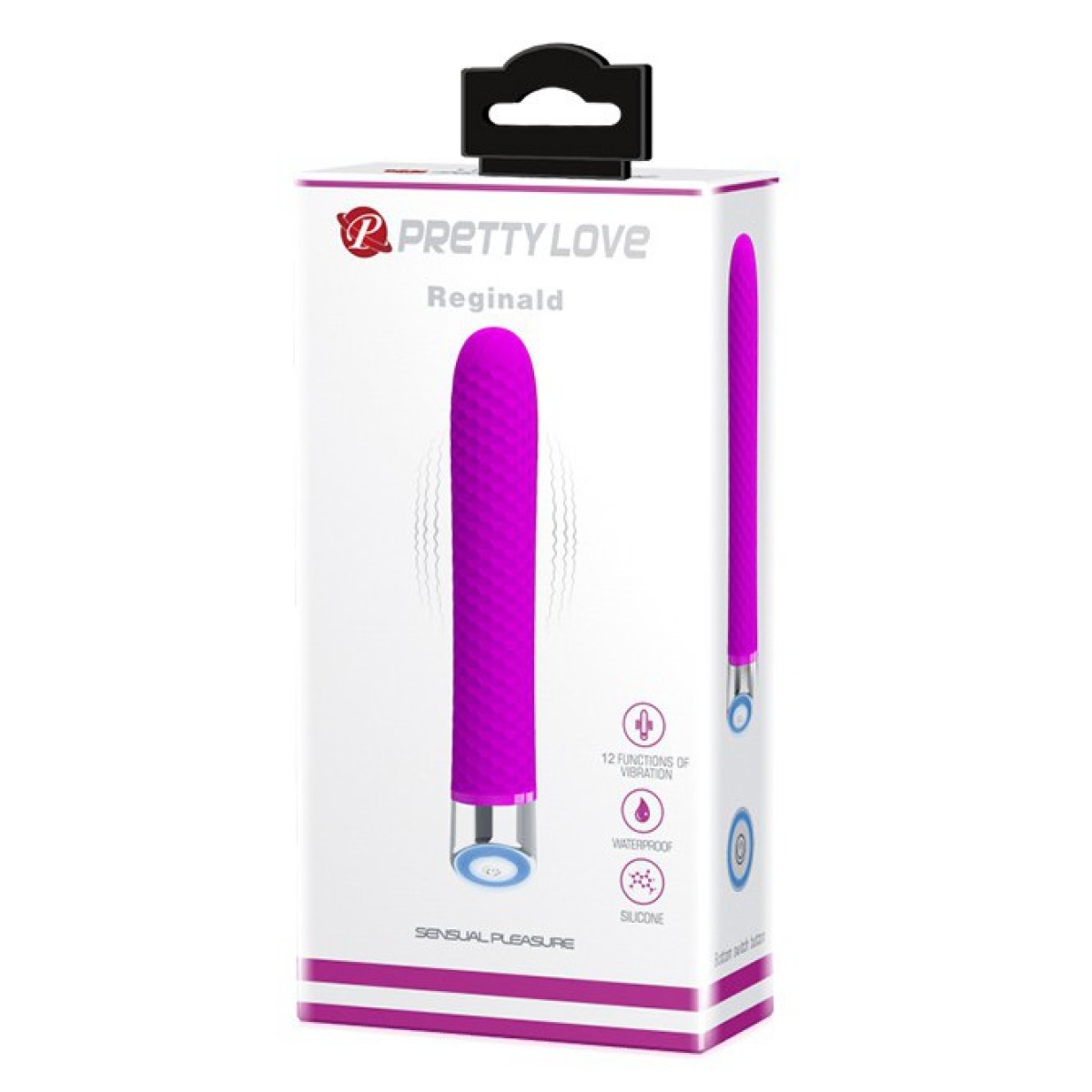 vibromasseur reginald 165 x 27 cm violet 1 1