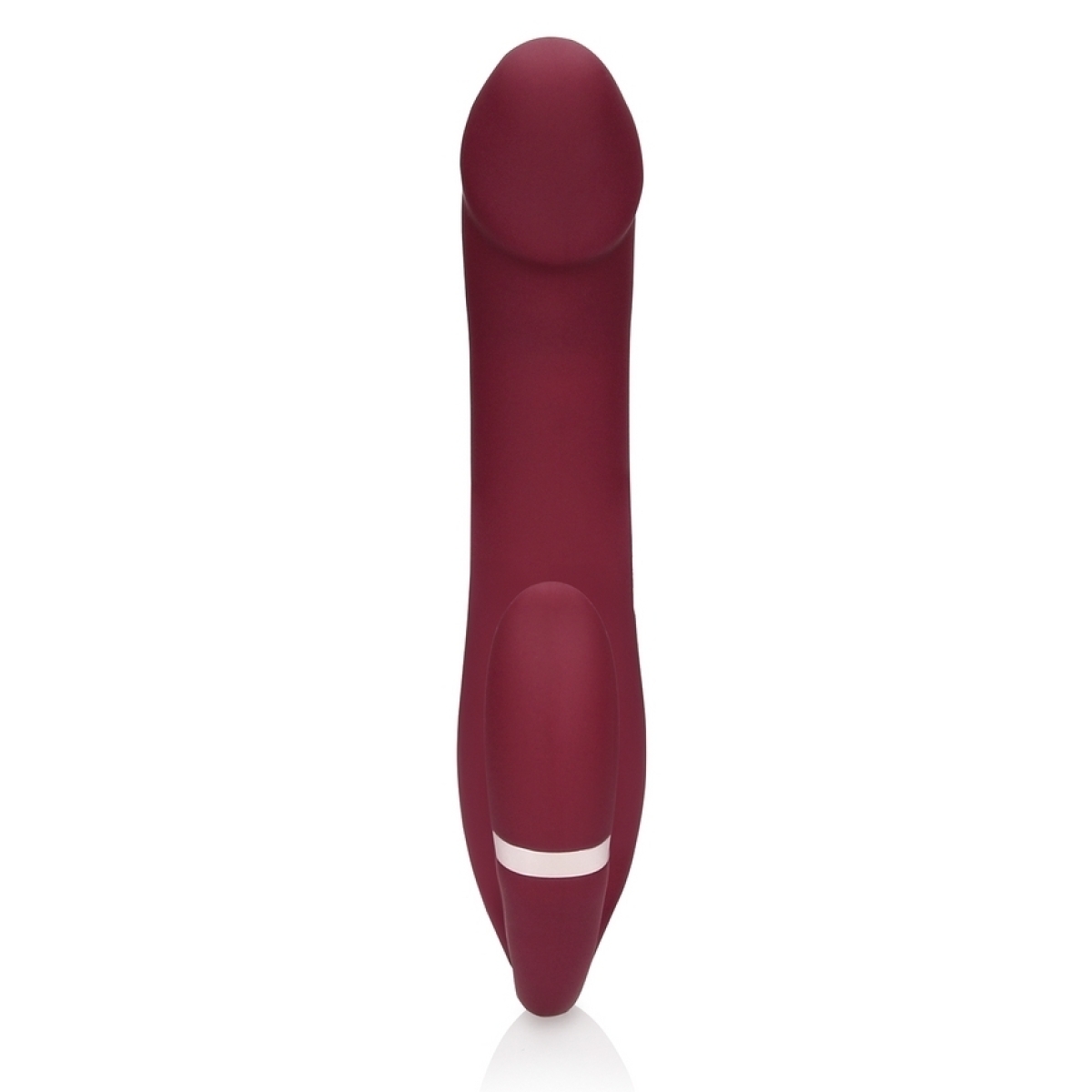 vibromasseur sans harnais strapless loveline 12 x 38cm violet 4