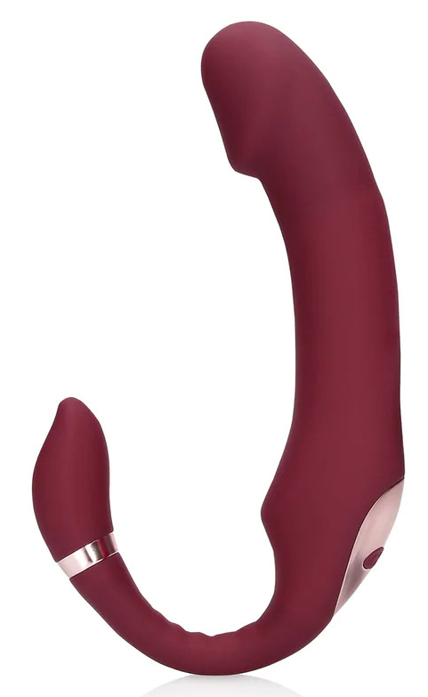 vibromasseur-sans-harnais-strapless-loveline-12-x-38cm-violet vibromasseur sans harnais strapless loveline 12 x 38cm violet