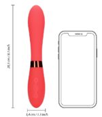 vibromasseur smooth line 11 x 34 cm rouge 6