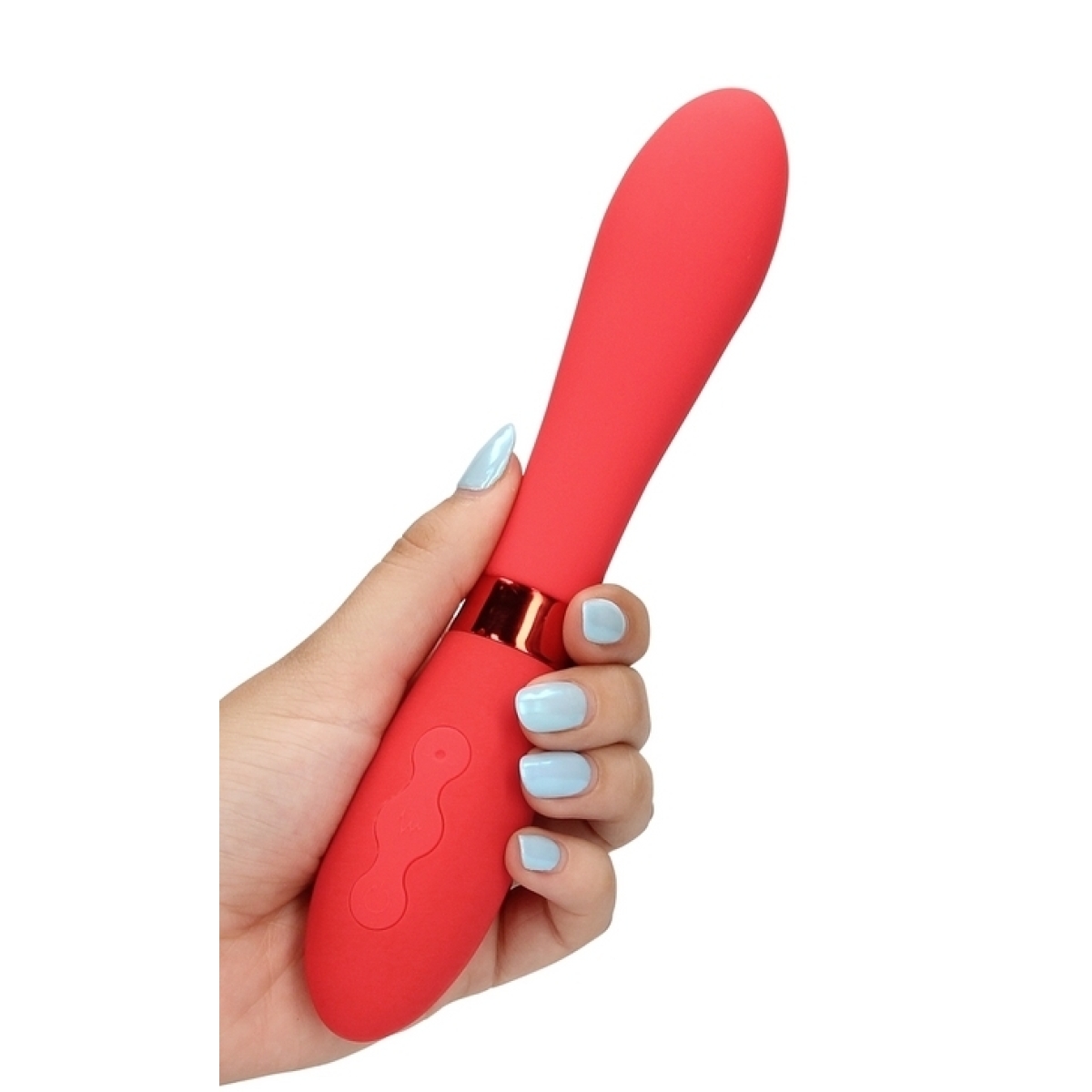 vibromasseur smooth line 11 x 34 cm rouge 7