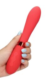 vibromasseur smooth line 11 x 34 cm rouge 7