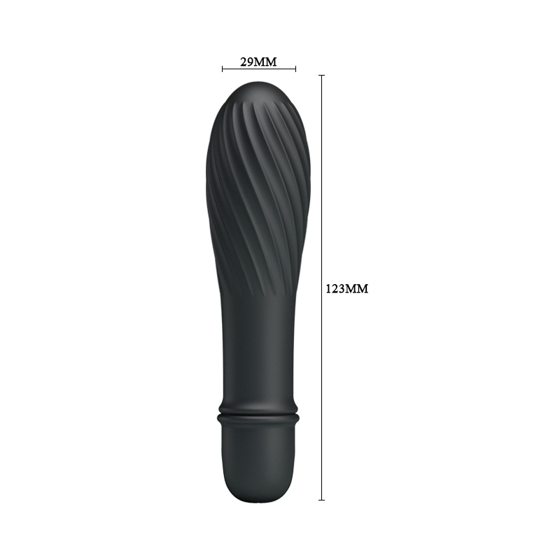 vibromasseur solomon pretty love 9 x 28 cm noir 5