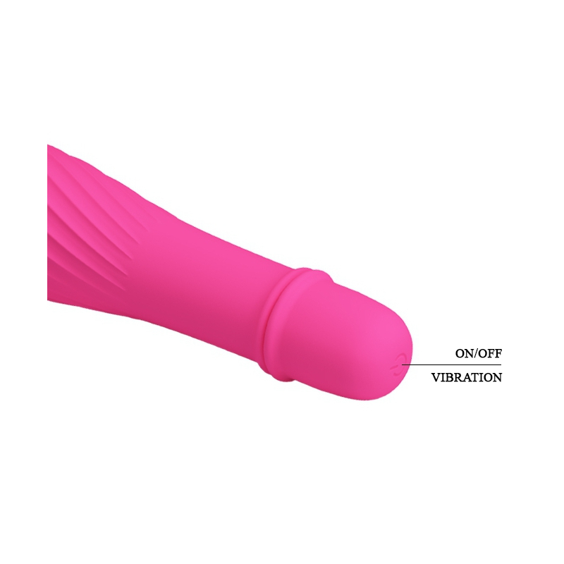 vibromasseur solomon pretty love 9 x 28 cm rose 6