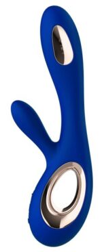 vibromasseur soraya wave 22 x 38 cm bleu nuit