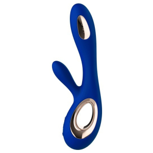 vibromasseur soraya wave 22 x 38 cm bleu nuit