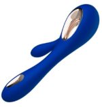 vibromasseur soraya wave 22 x 38 cm bleu nuit 5
