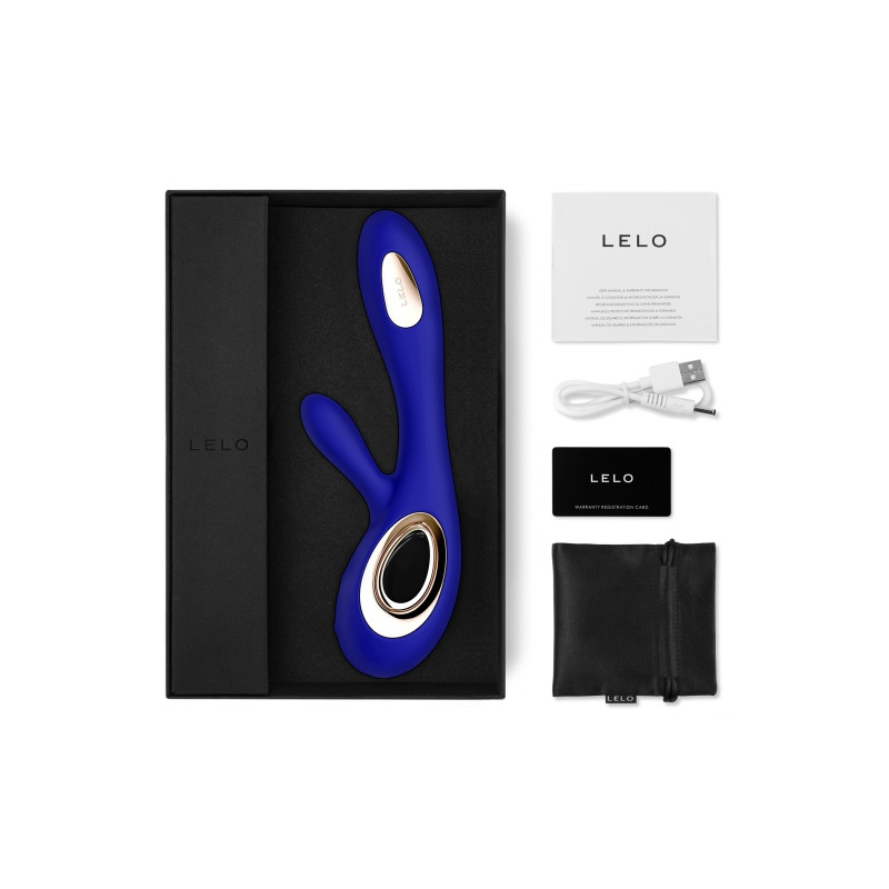 vibromasseur soraya wave 22 x 38 cm bleu nuit 6