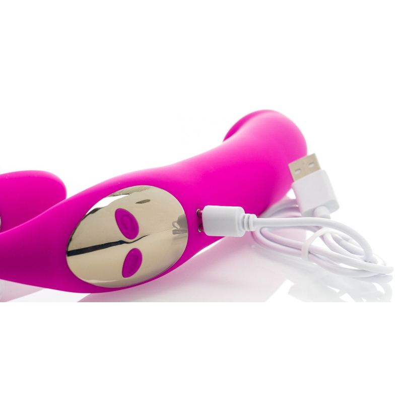vibromasseur the super trooper 125 x 36cm rose 1 4
