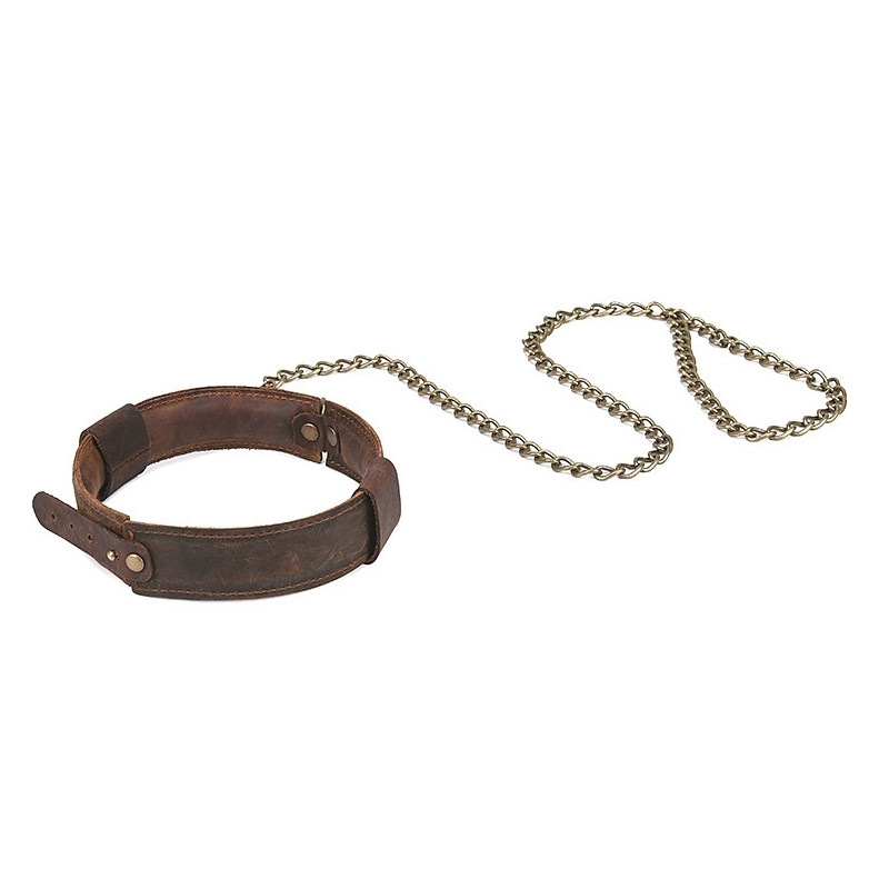 vintage-pull-up-real-leather-collar.jpg vintage pull up real leather collar