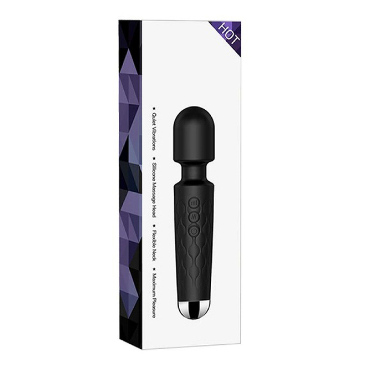 wand beautylit 20cm tete 42mm noir 1