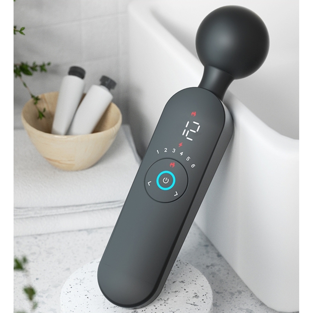 wand chauffant atlas noir tete 50mm 6