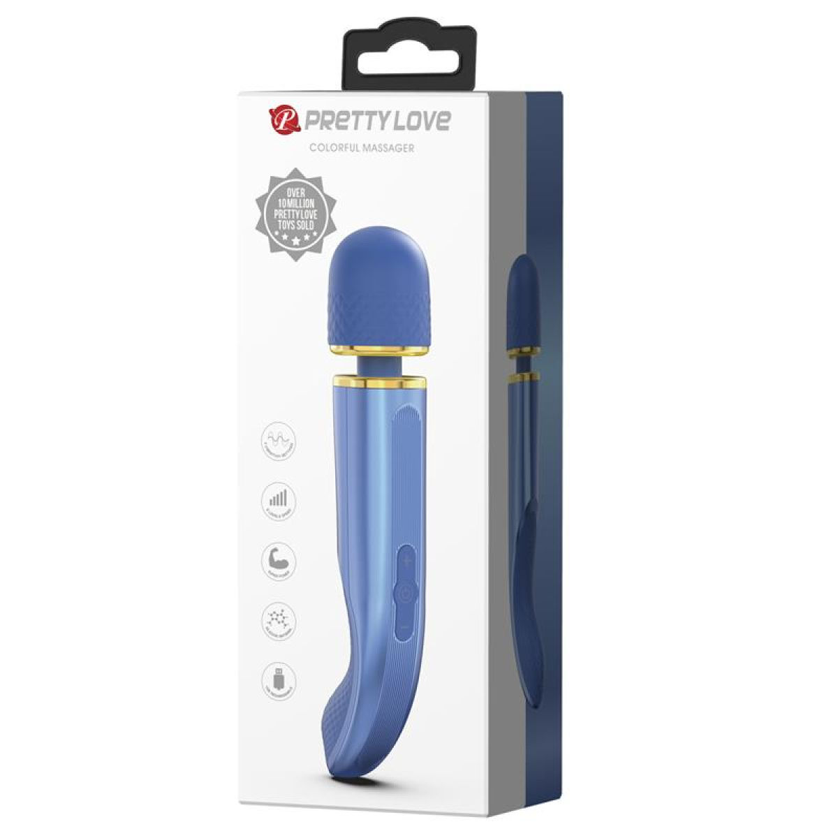 wand colorfull 24cm tete 48mm bleu 1