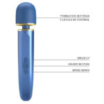 wand colorfull 24cm tete 48mm bleu 8
