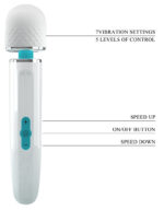 wand colorfull 24cm tete 48mm turquoise 8