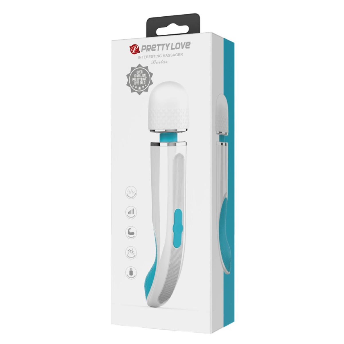 wand colormax 29cm tete 58mm turquoise 1