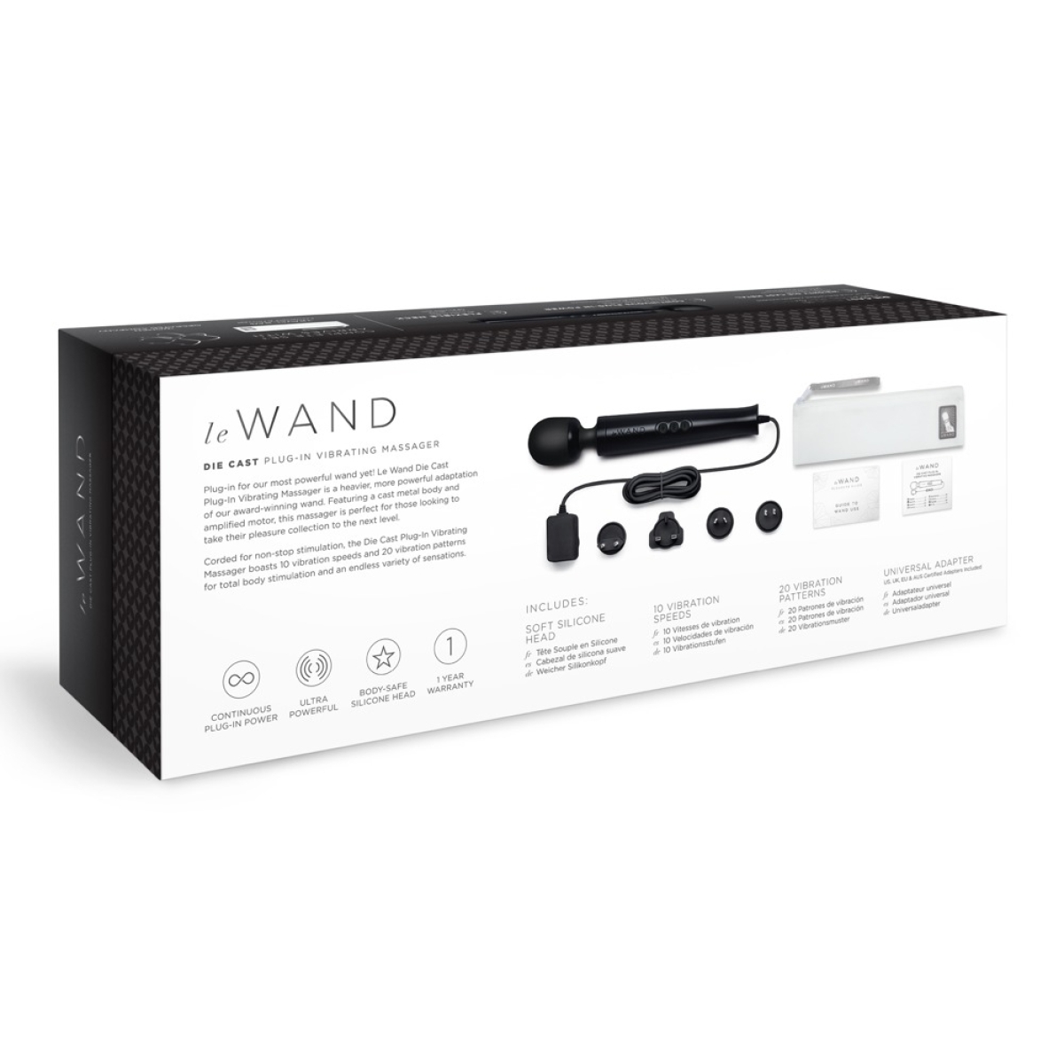 wand die cast plug in 29cm tete 51mm noir 7