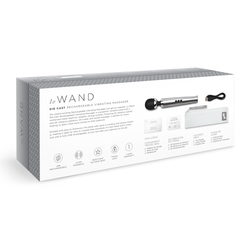 wand die cast rechargeable 29cm tete 51mm gris 2
