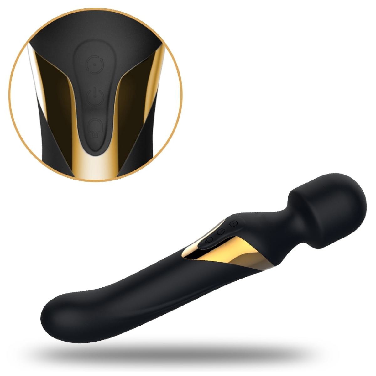 wand dual orgasms dorcel 24cm tete 46mm 2