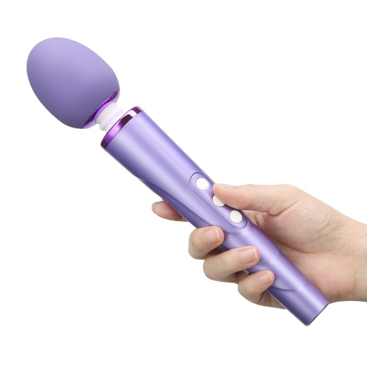 wand eggy 25cm tete 49mm violet