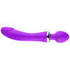 wand et vibro double end 22cm violet 1