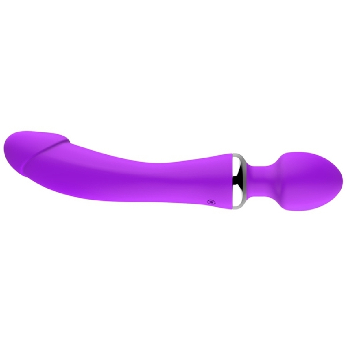 wand et vibro double end 22cm violet 1