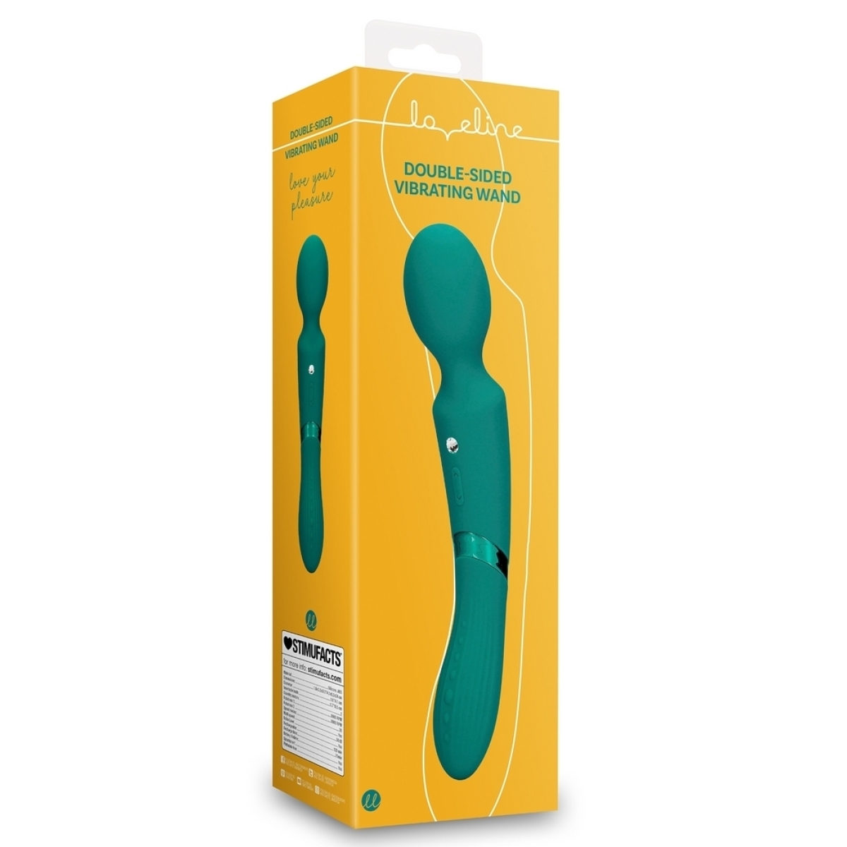 wand et vibro doublesided 10 x 34cm 1