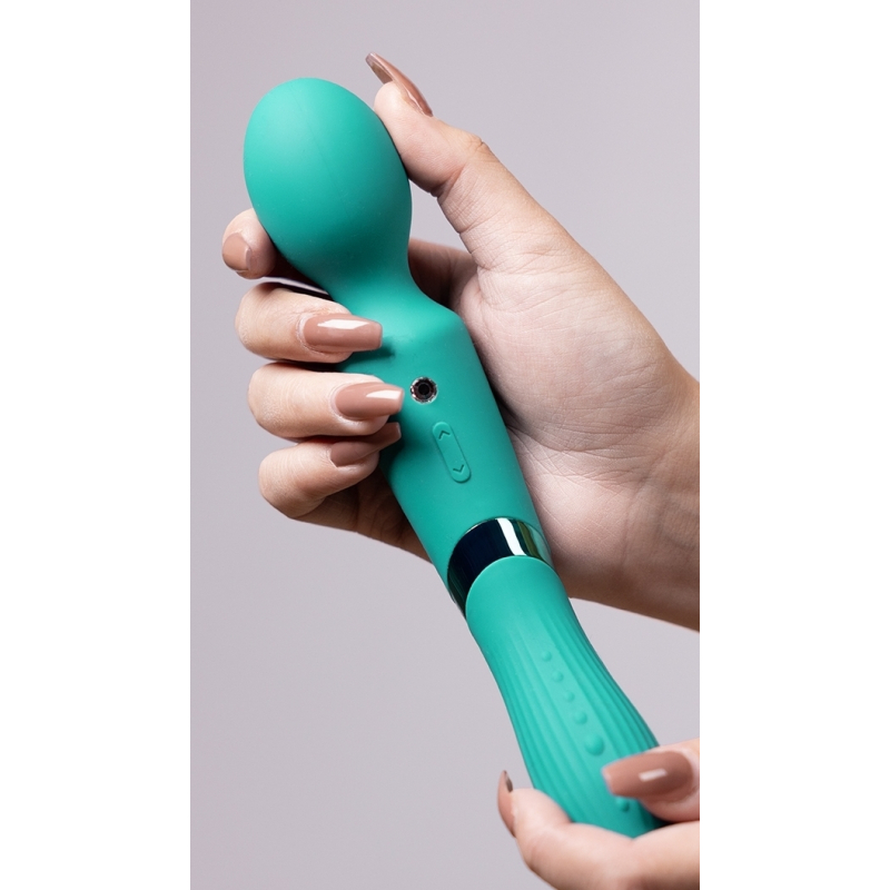 wand et vibro doublesided 10 x 34cm 5