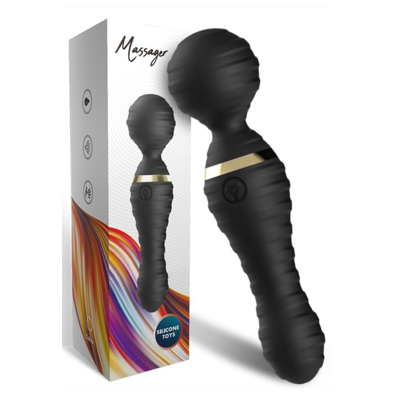 wand free magic 195cm tete 51mm noir 1