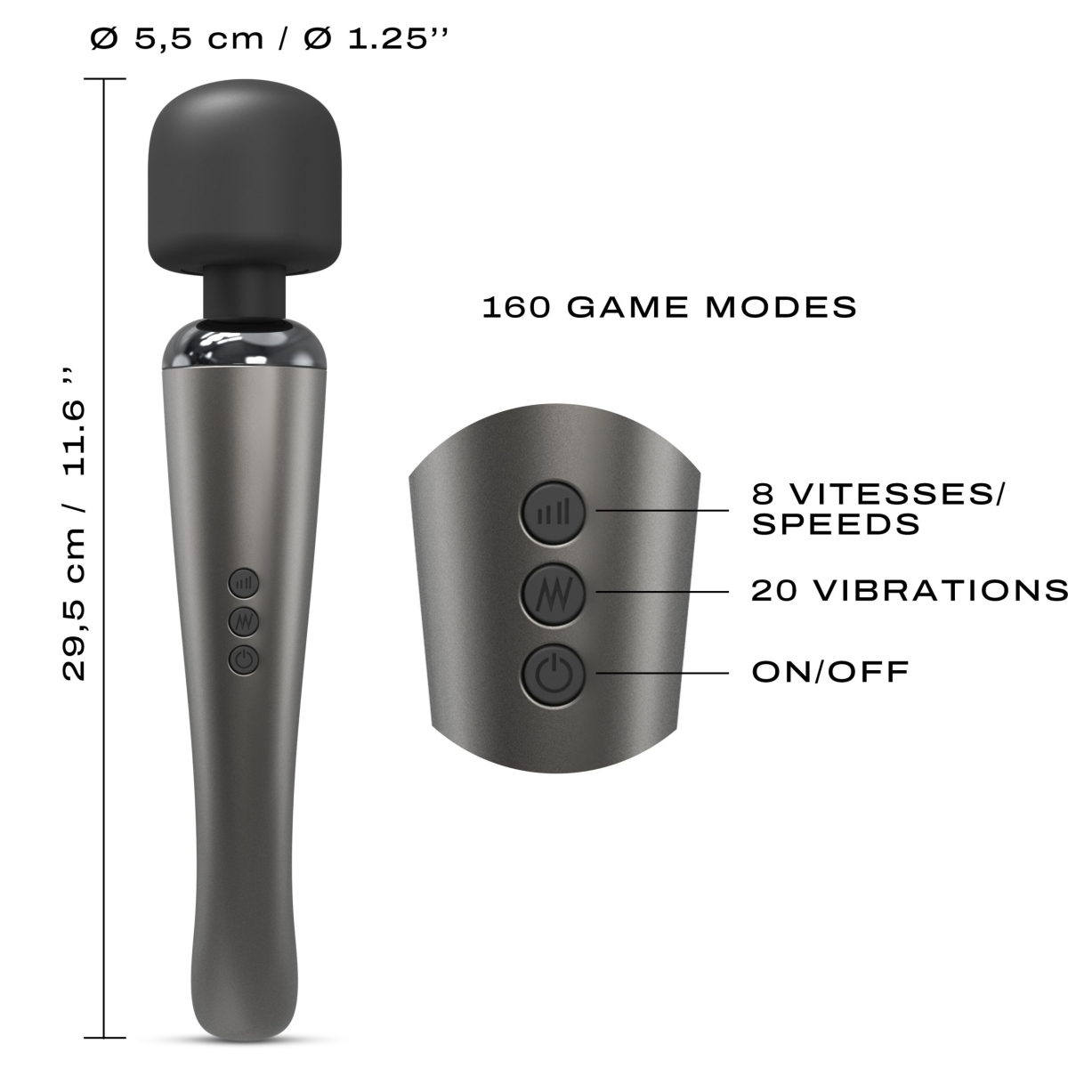 wand megawand dorcel tete 55mm argente 6 scaled