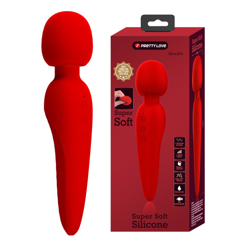 wand meredith 215cm tete 50mm rouge 5