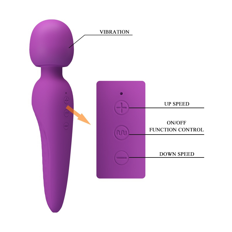 wand meredith pretty love violet tete 50mm 6