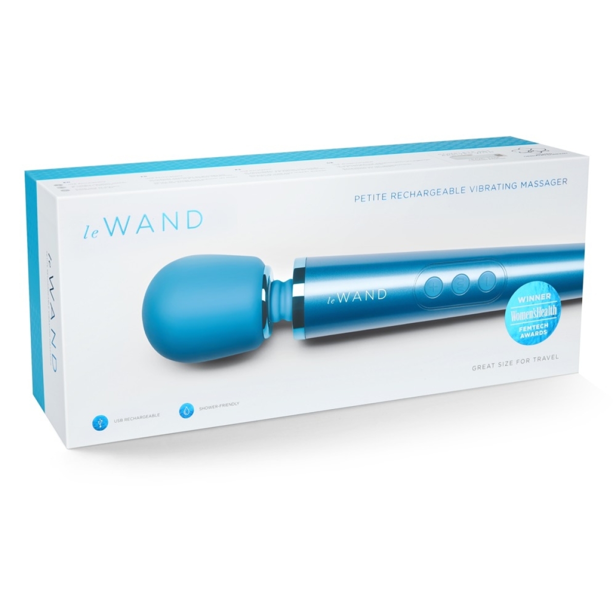 wand petite 25cm tete 47mm bleu 1