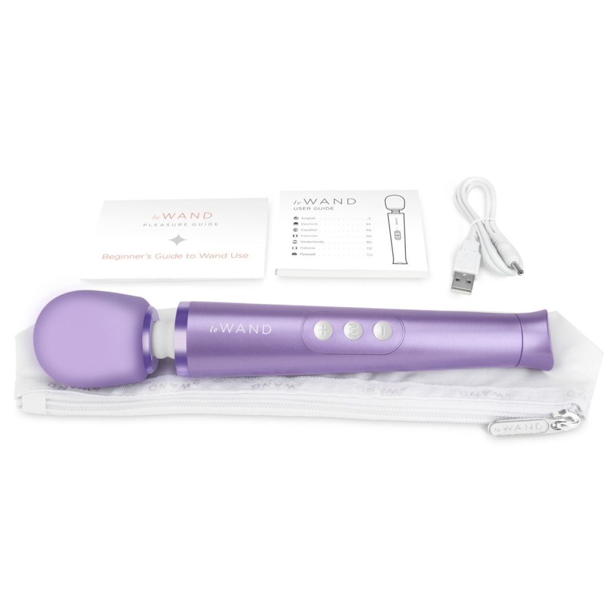wand petite 25cm tete 47mm violet 6