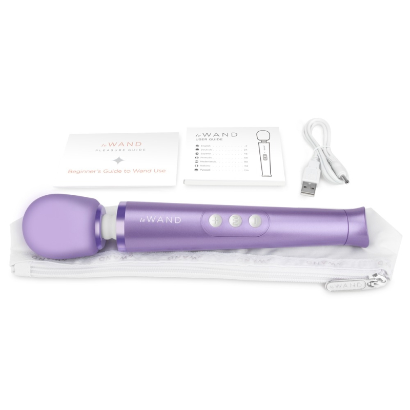 wand petite 25cm tete 47mm violet 6