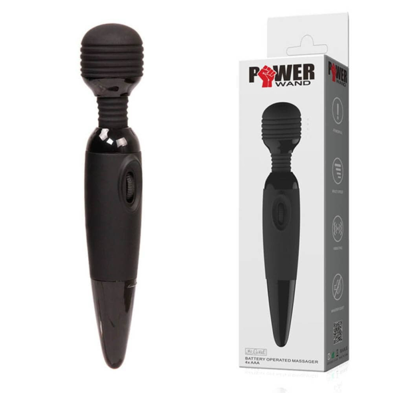 wand power noir tete 45mm 2