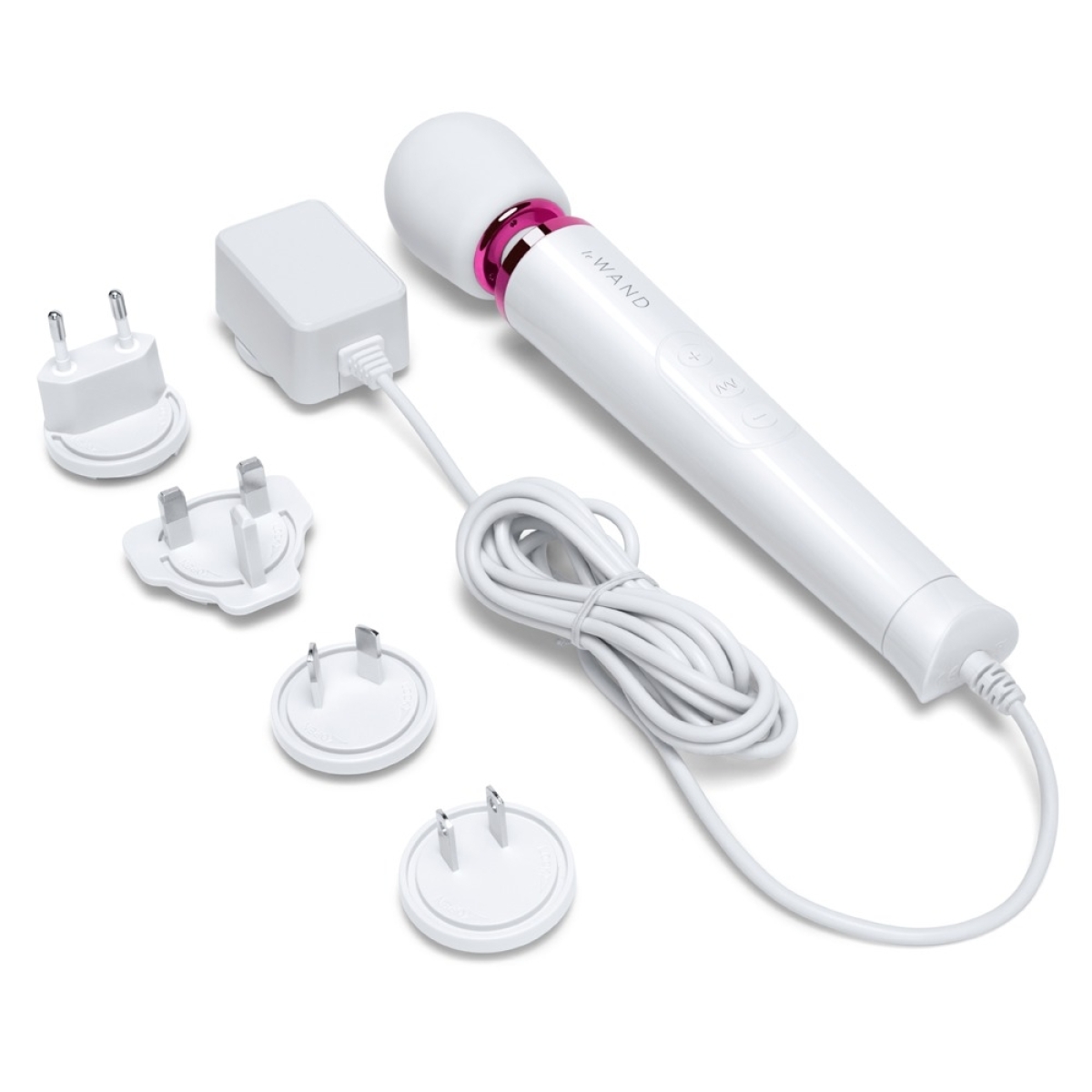 wand powerful petite plug in 25cm tete 47mm blanc 4