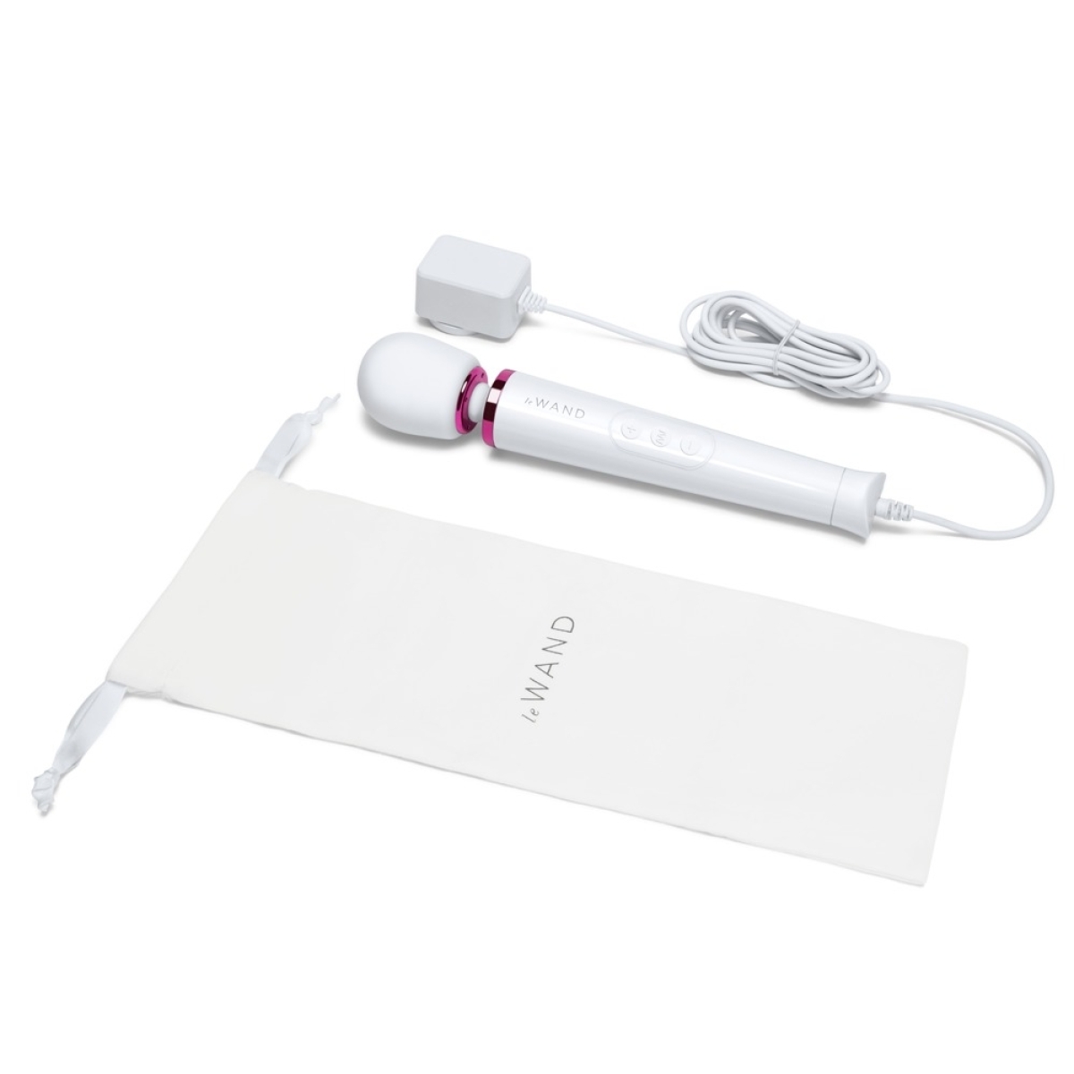 wand powerful petite plug in 25cm tete 47mm blanc 5