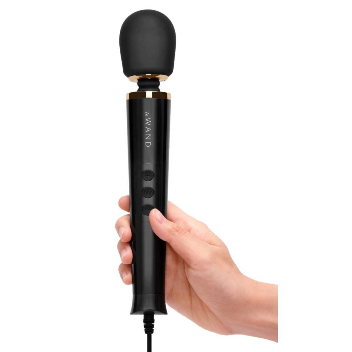 wand powerful petite plug in 25cm tete 47mm noir 2