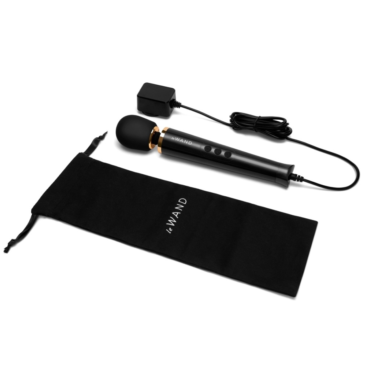 wand powerful petite plug in 25cm tete 47mm noir 5