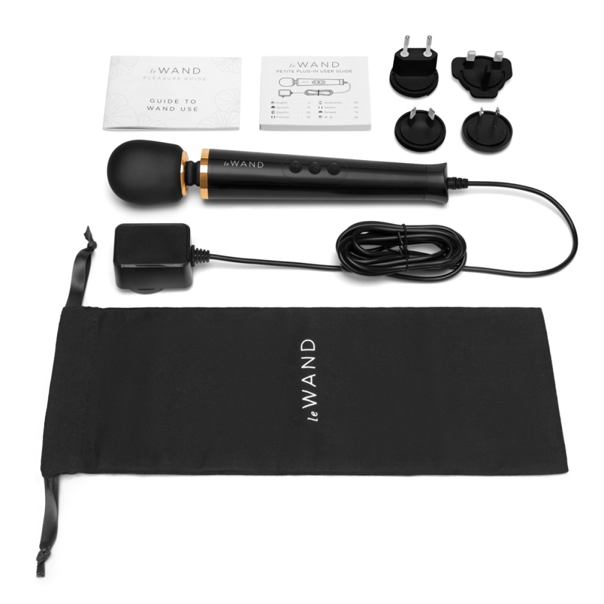wand powerful petite plug in 25cm tete 47mm noir 6