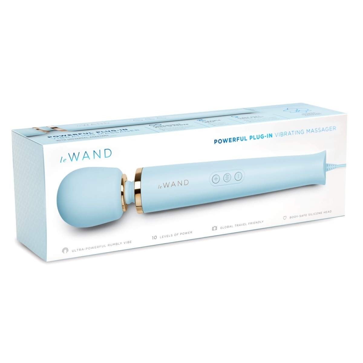 wand powerful plug in 34cm tete 62mm bleu ciel 1