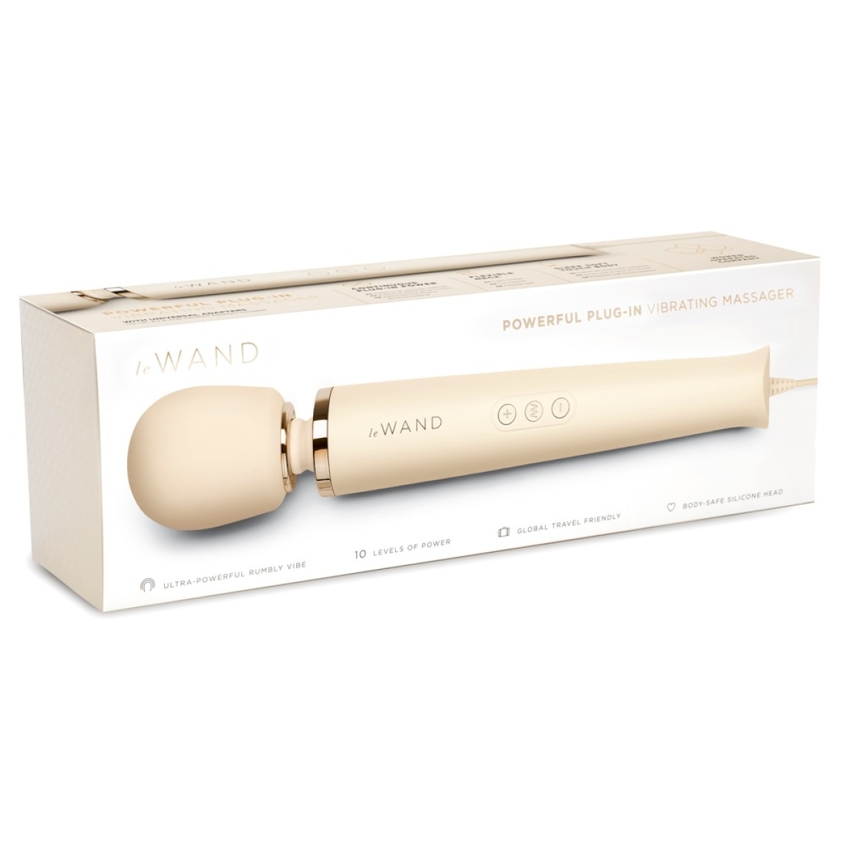 wand powerful plug in 34cm tete 62mm creme 1