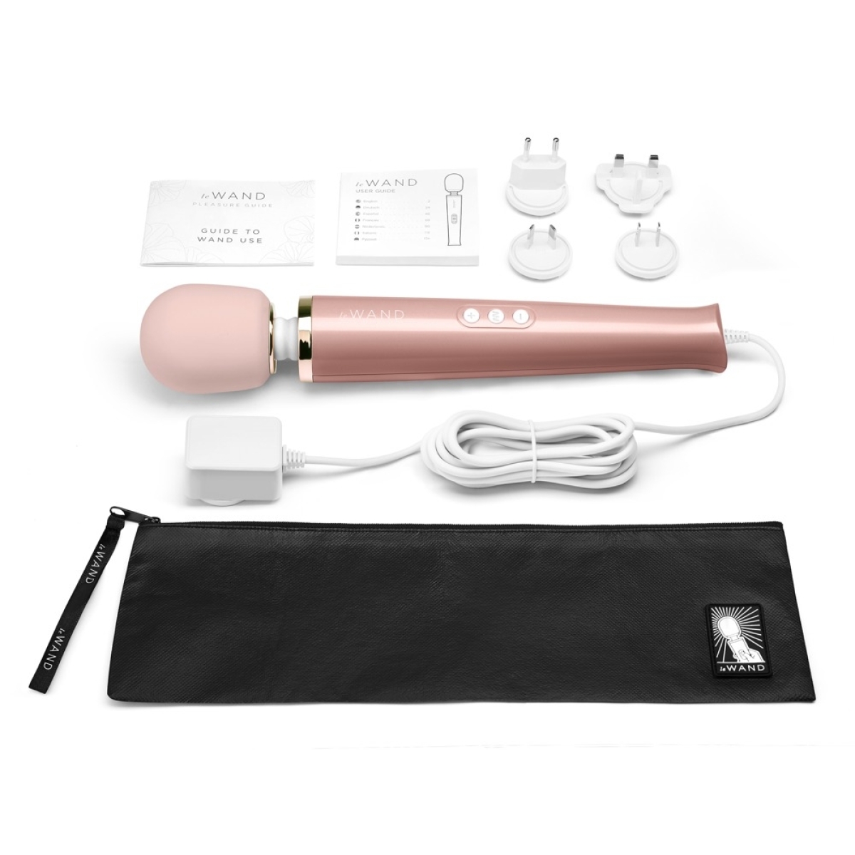 wand powerful plug in 34cm tete 62mm rose gold 6
