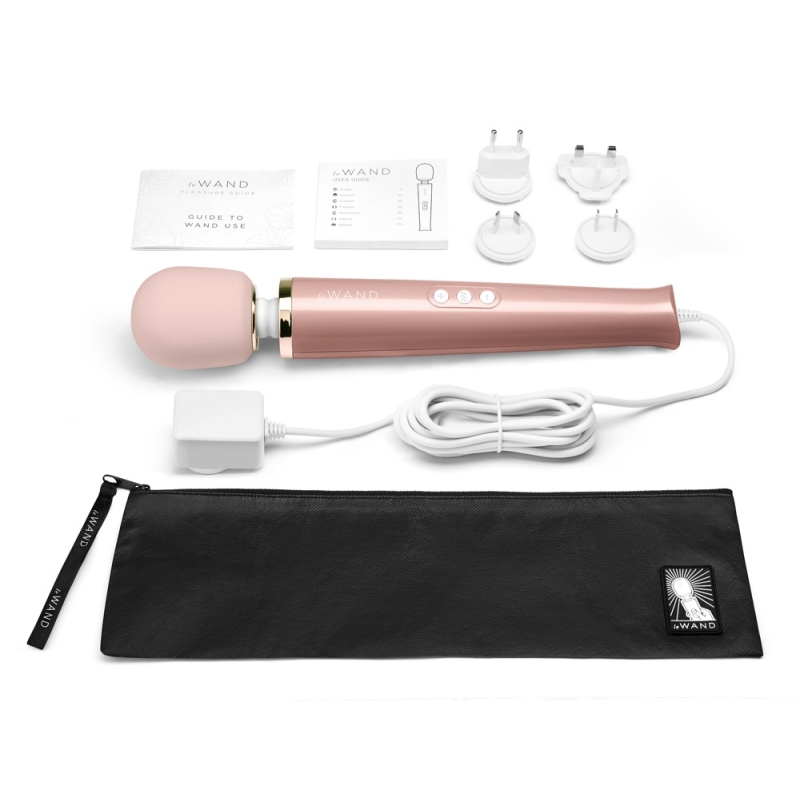 wand powerful plug in 34cm tete 62mm rose gold 6