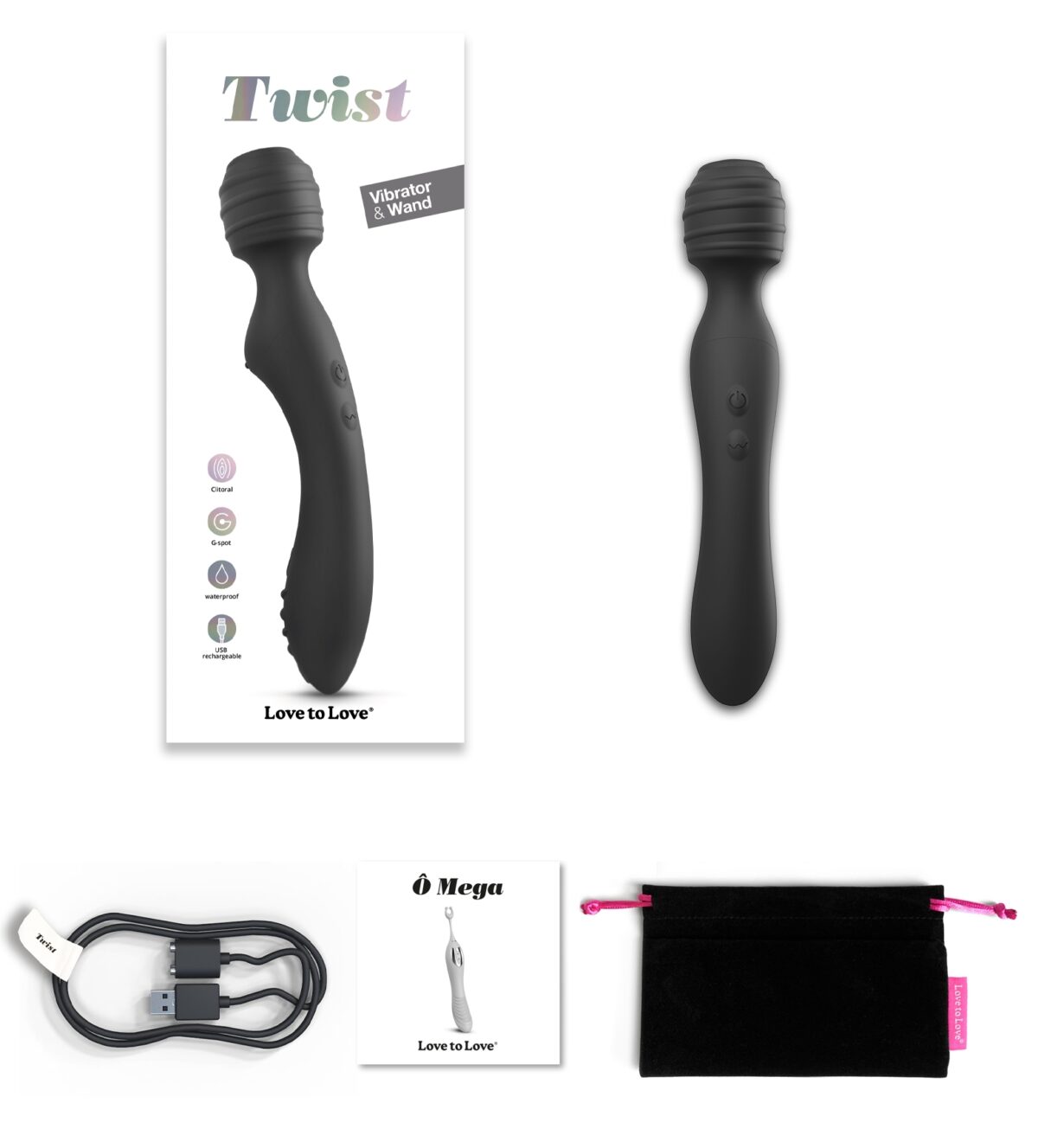 wand twist 12 x 35cm noir 1