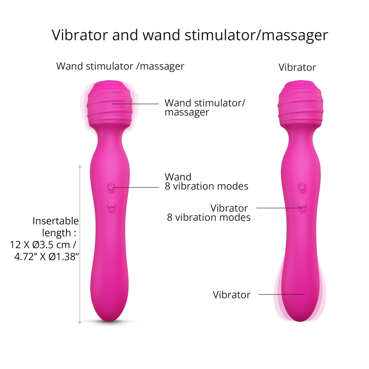 wand twist 12 x 35cm rose 4