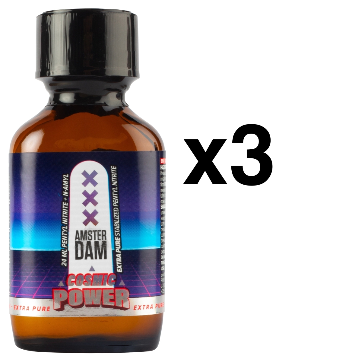 xxx amsterdam cosmic power 24ml x3