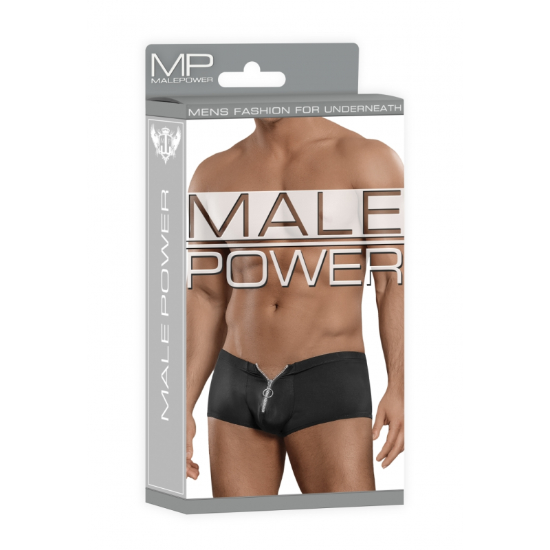 zipper short black 2